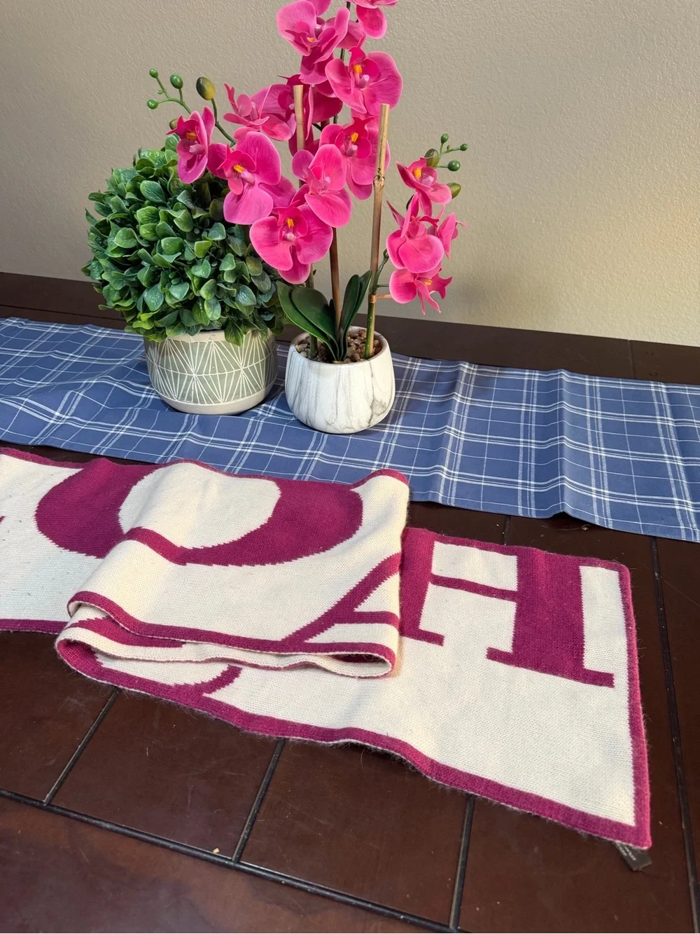 Coach Scarf , wool/rayon/cashmere pink